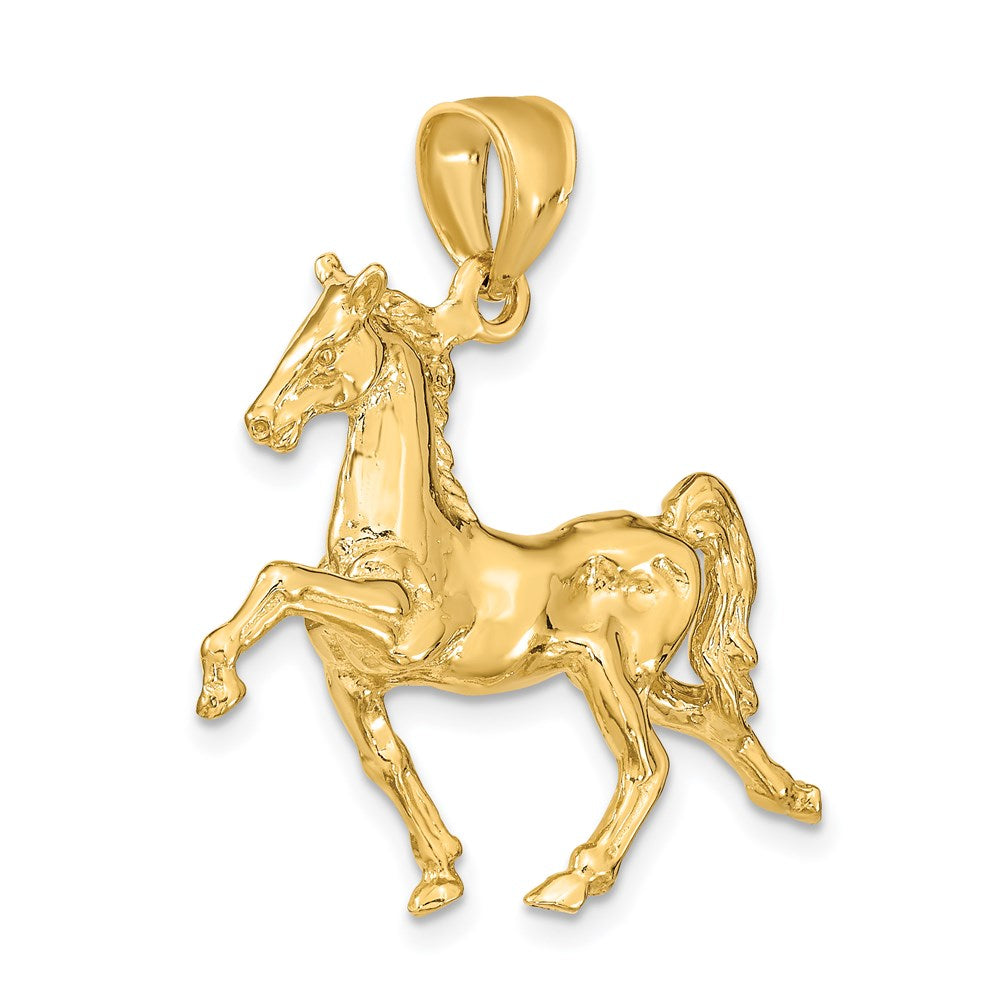 14k 3-D Tennessee Walking Horse Necklace