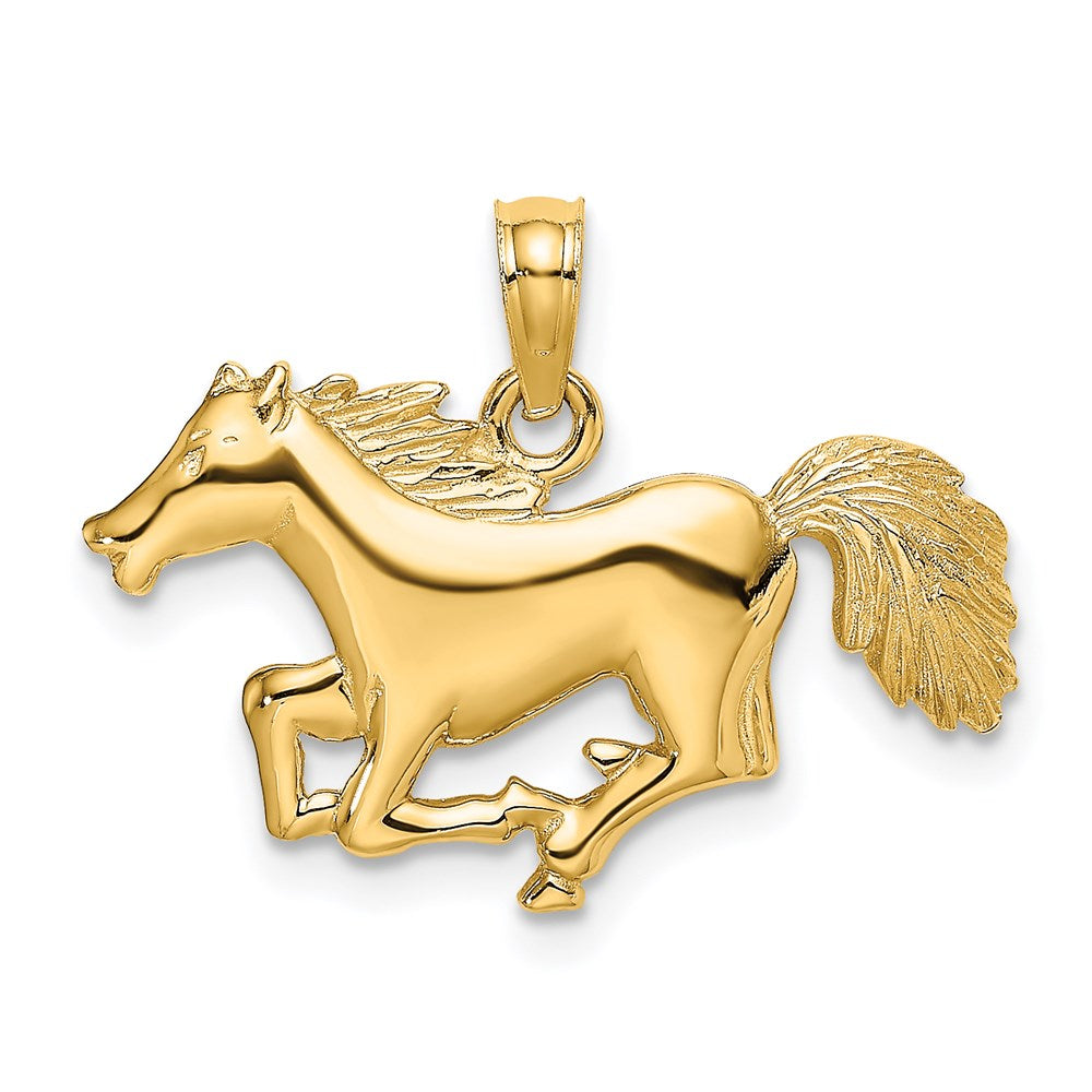 14K Running Horse Charm