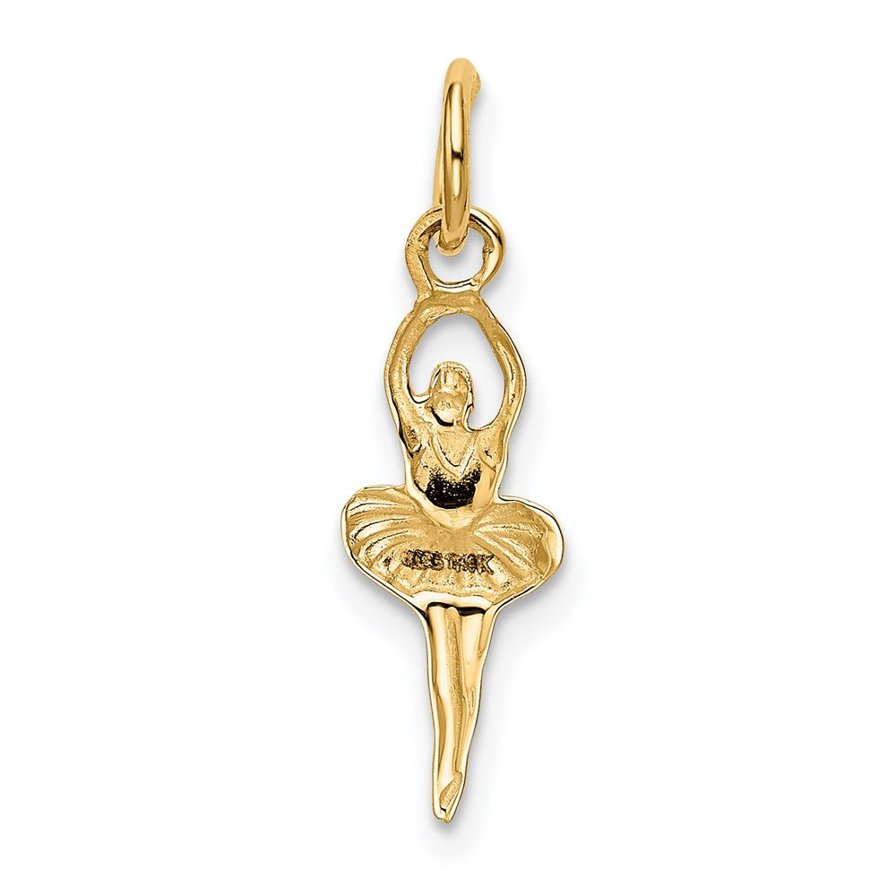 14k Polished Ballerina Charm