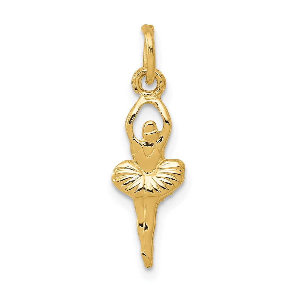 14k Polished Ballerina Charm