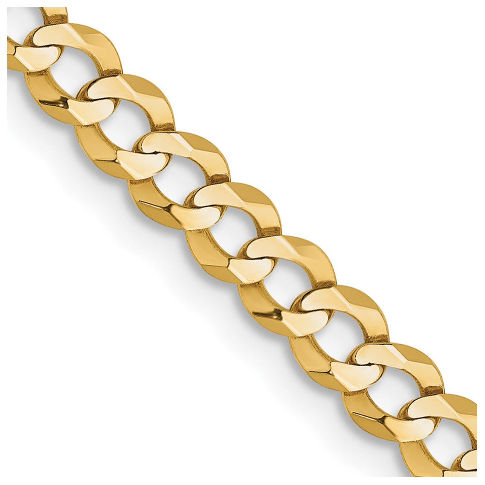 14K Lightweight Flat Cuban with Lobster Clasp Chain