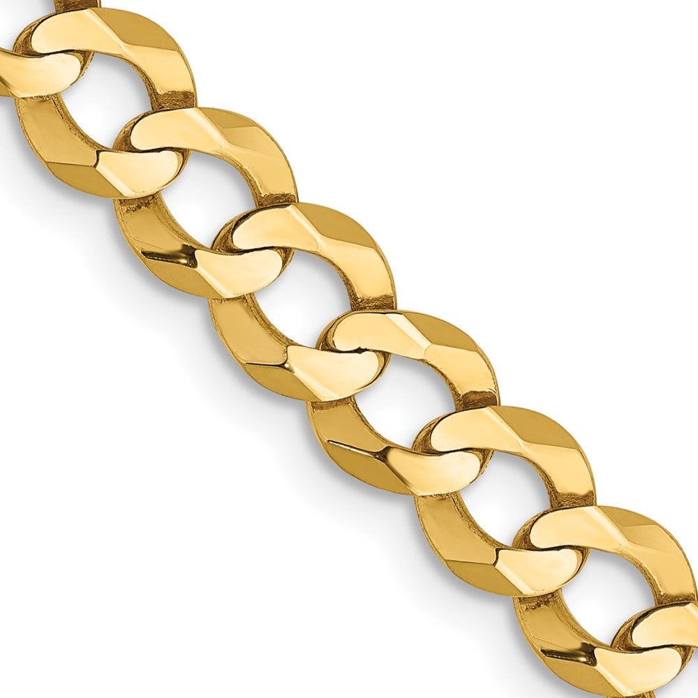 14K Lightweight Flat Cuban with Lobster Clasp Chain