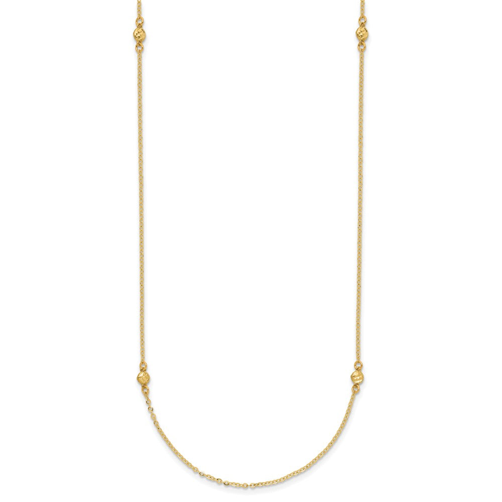 14k Polished D/C Necklace