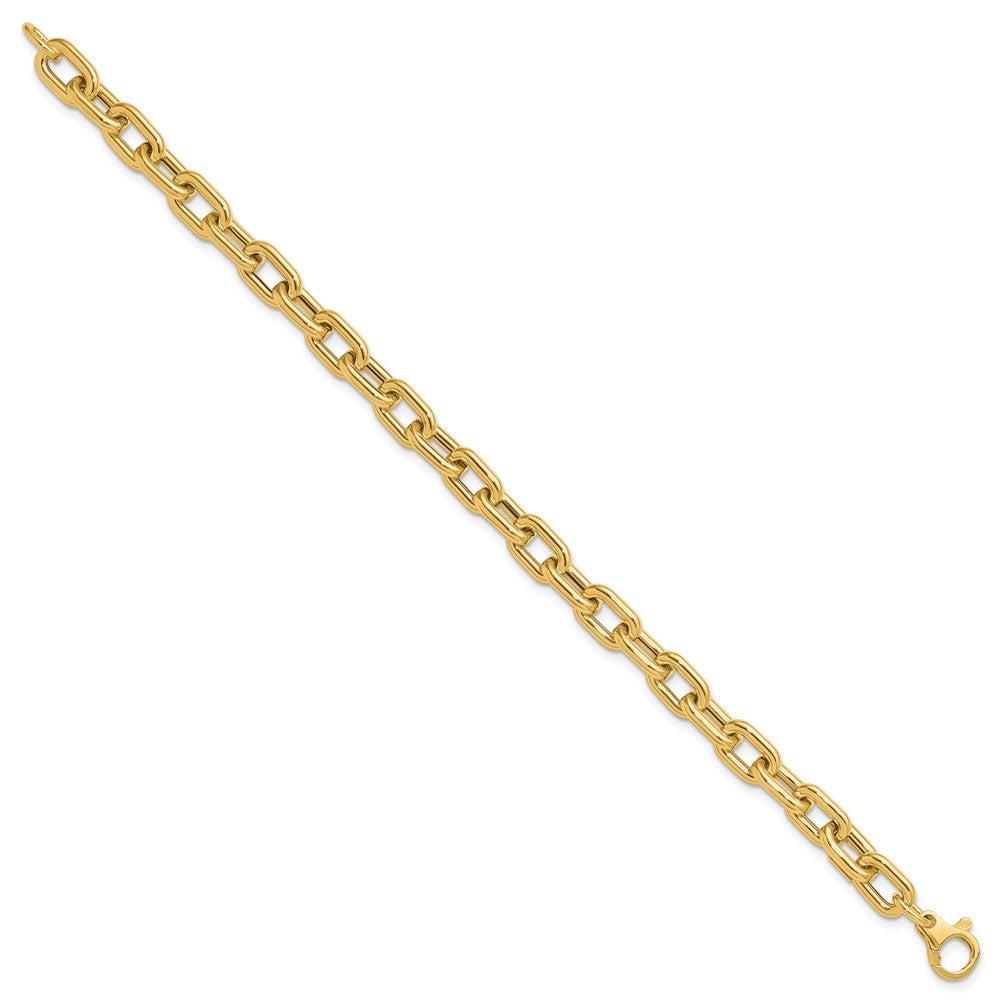 14K Polished Fancy Link Bracelet