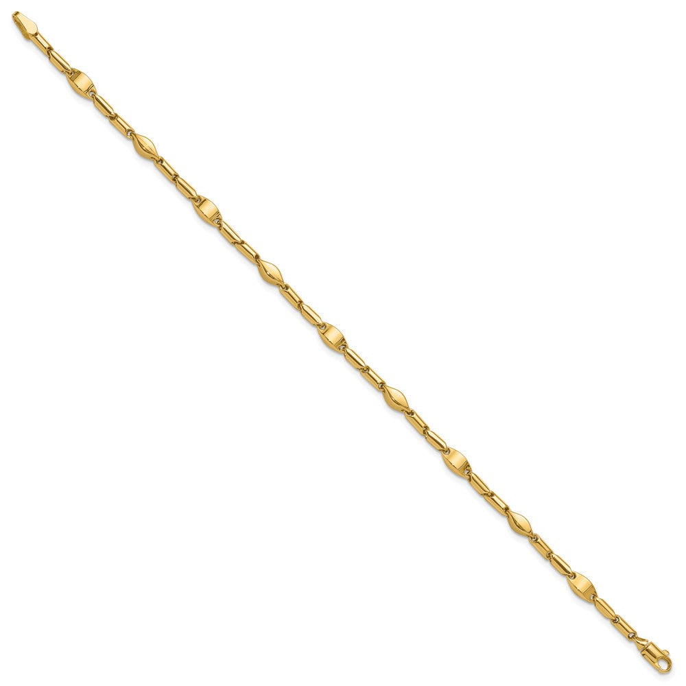 14K Polished Fancy Link Bracelet