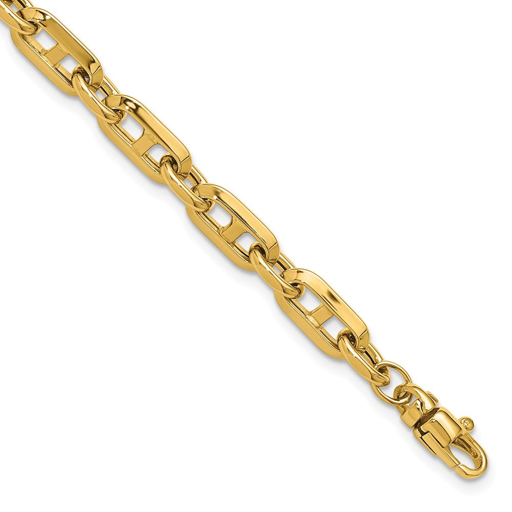 14K Polished Fancy Link Bracelet