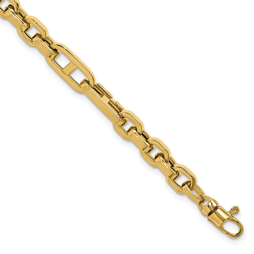 14K Polished Fancy Link Bracelet