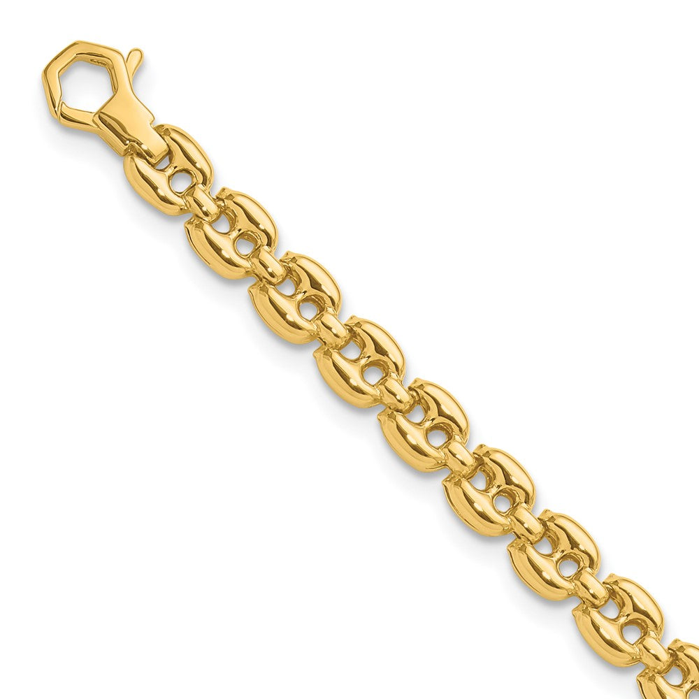 14K Polished Fancy Link Bracelet