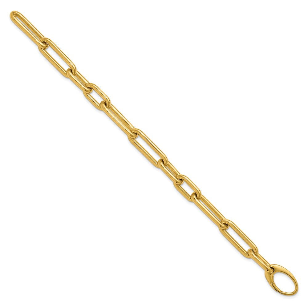 14K Polished Link Bracelet