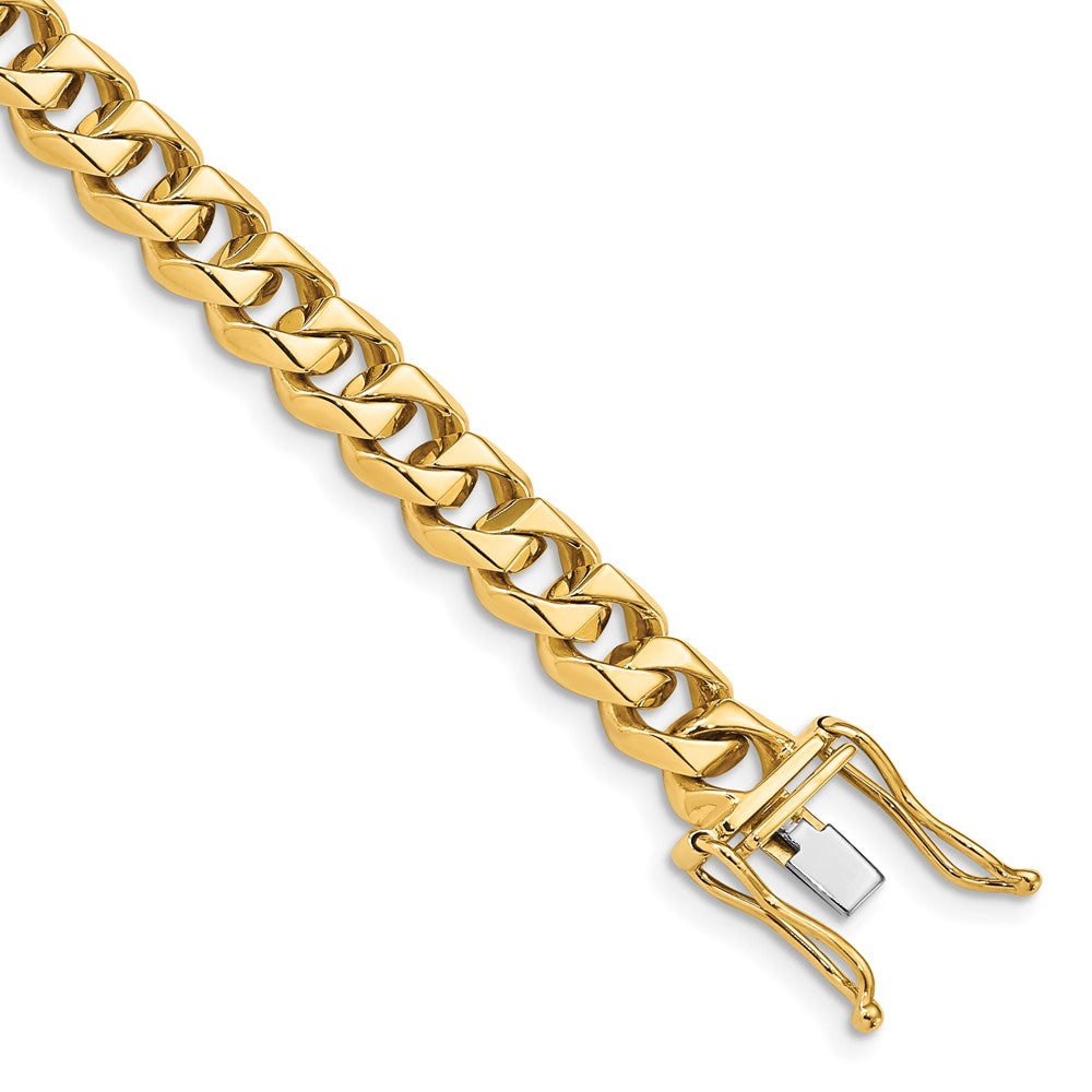 14K Hand Polished Fancy Traditional Link with Box Catch Clasp Chain