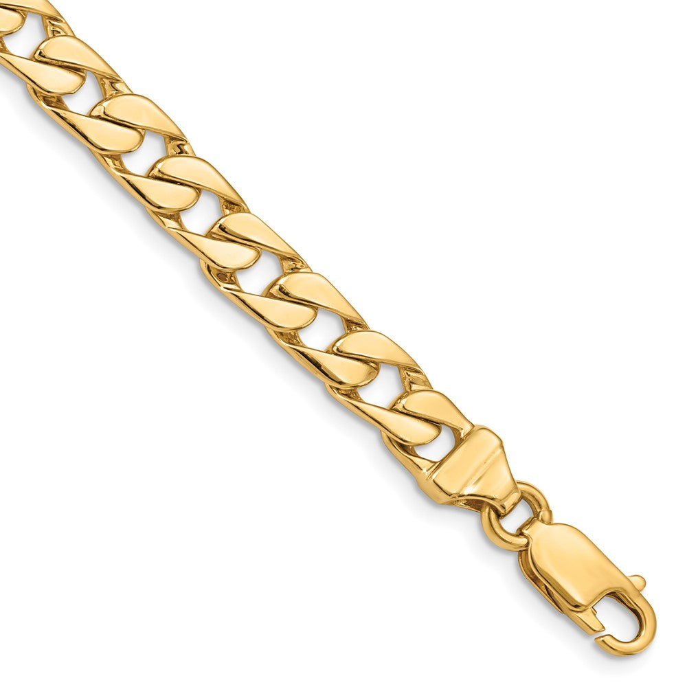 14K Hand Polished Fancy Link with Lobster Clasp Chain