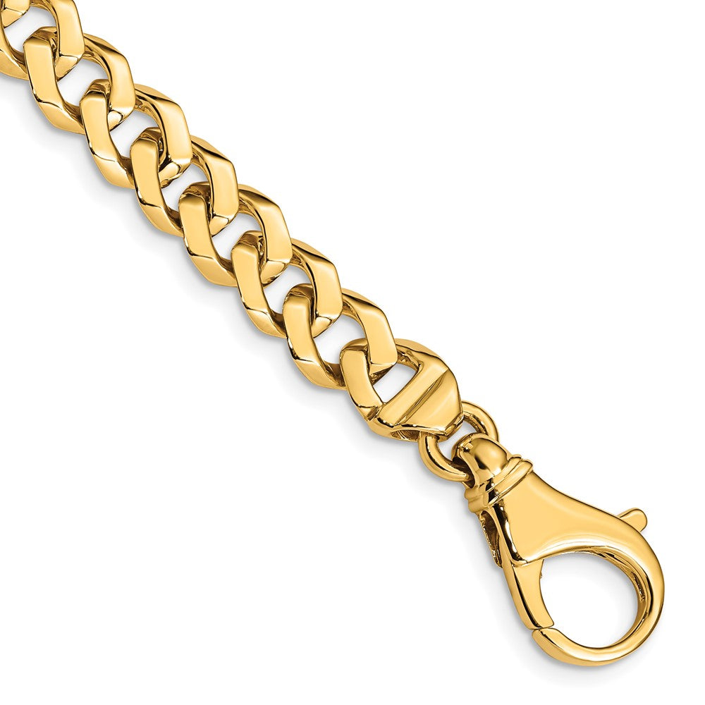 14K Hand Polished Fancy Link with Fancy Lobster Clasp Chain