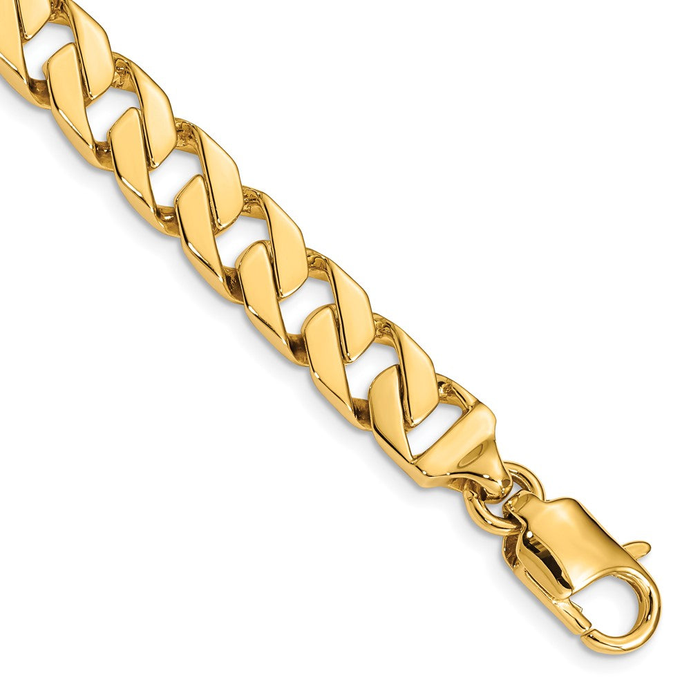 14K Hand Polished Fancy Link with Lobster Clasp Chain