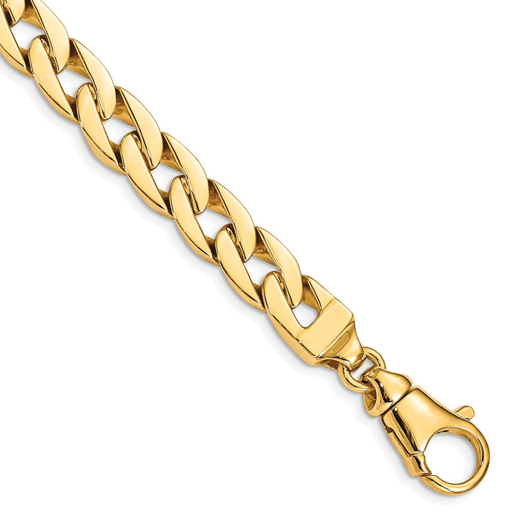 14K Hand Polished Fancy Link with Fancy Lobster Clasp Chain