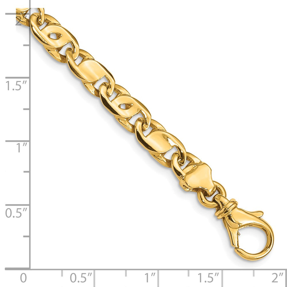 14k Polished Fancy Link Bracelet