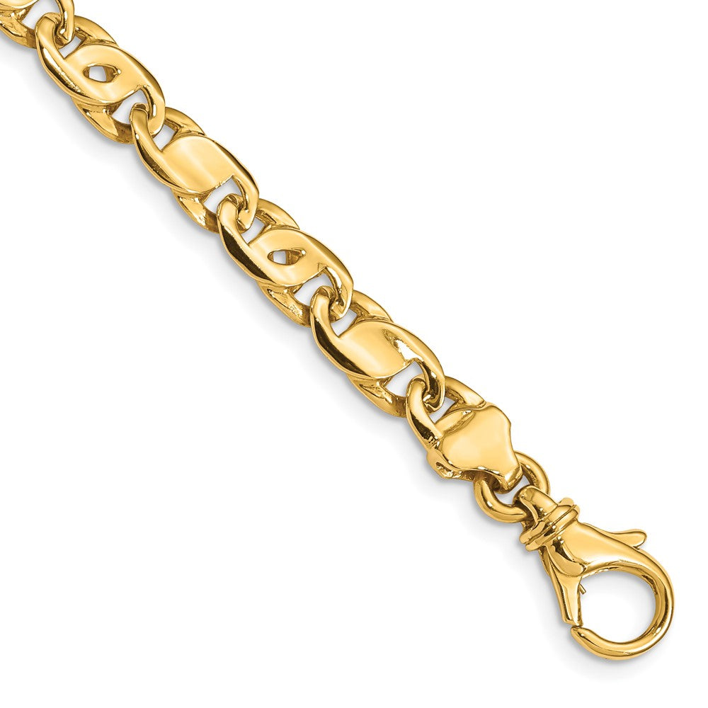 14k Polished Fancy Link Bracelet