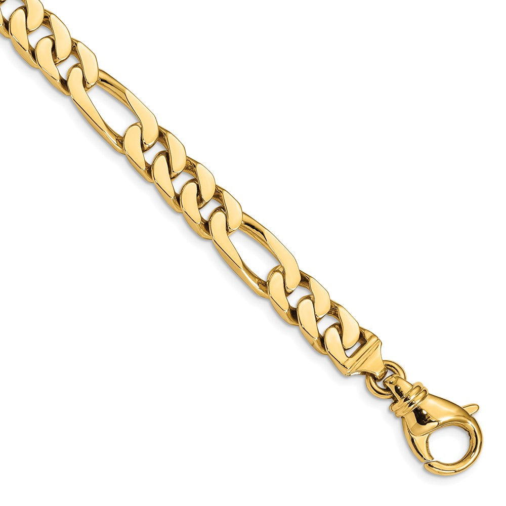 14K Hand Polished Fancy Link with Fancy Lobster Clasp Chain