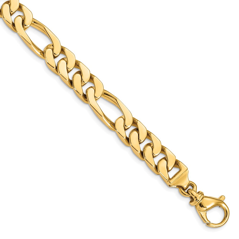 14K Hand Polished Fancy Link with Fancy Lobster Clasp Chain