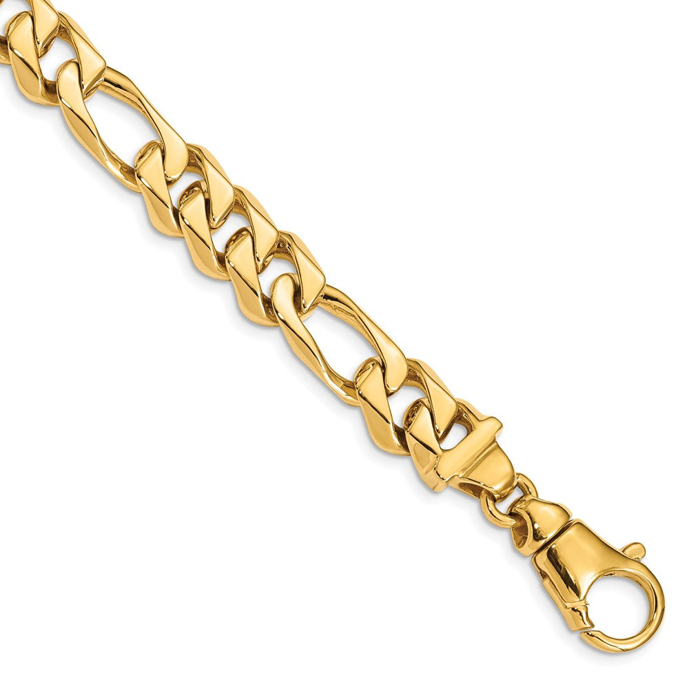 14K Hand Polished Fancy Link with Fancy Lobster Clasp Chain