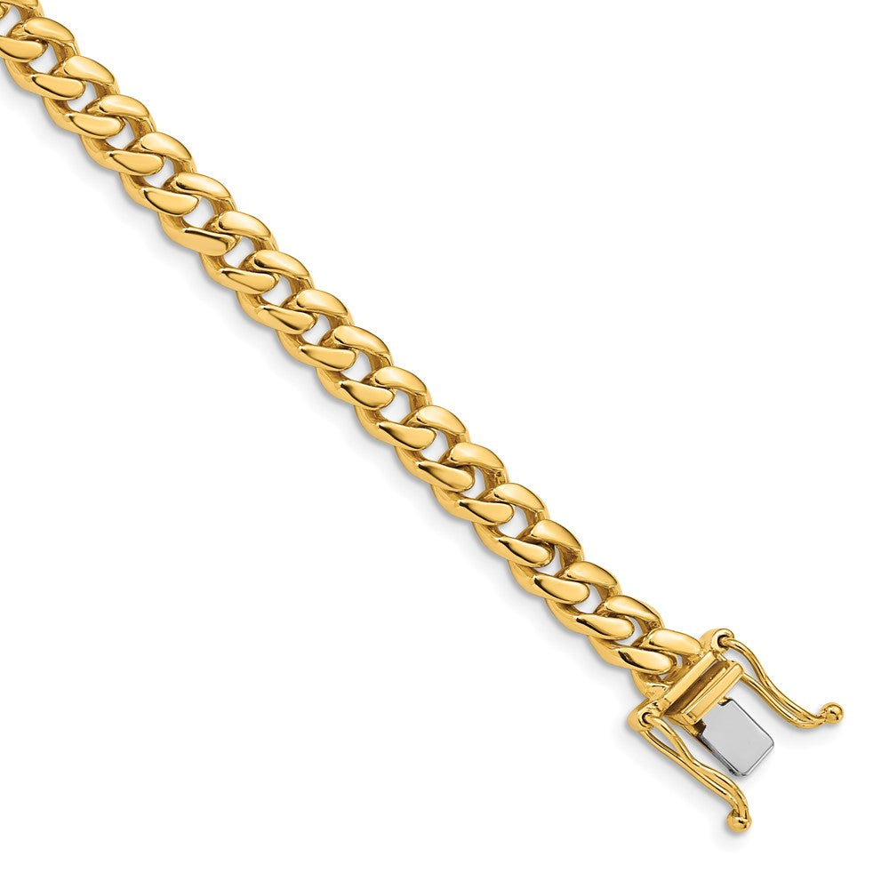 14K Hand Polished Miami Cuban Link with Box Catch Clasp Chain