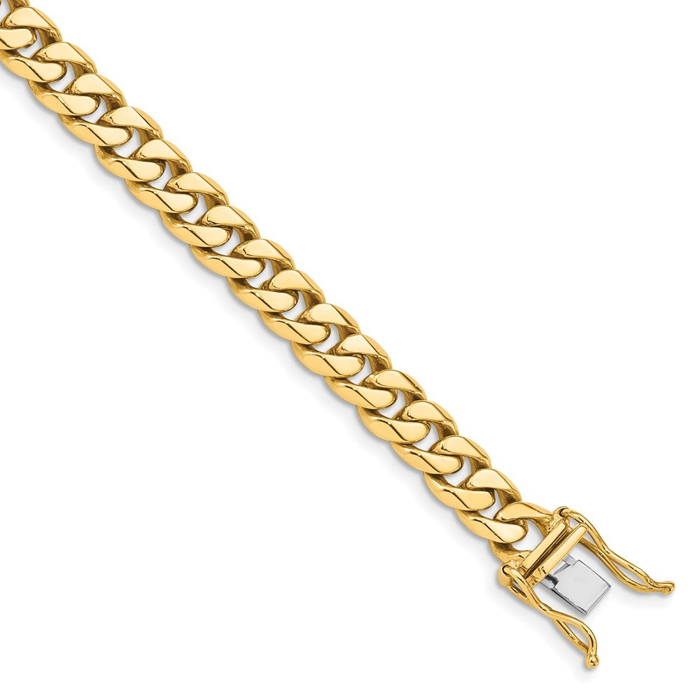 14K Hand Polished Miami Cuban Link with Box Catch Clasp Chain