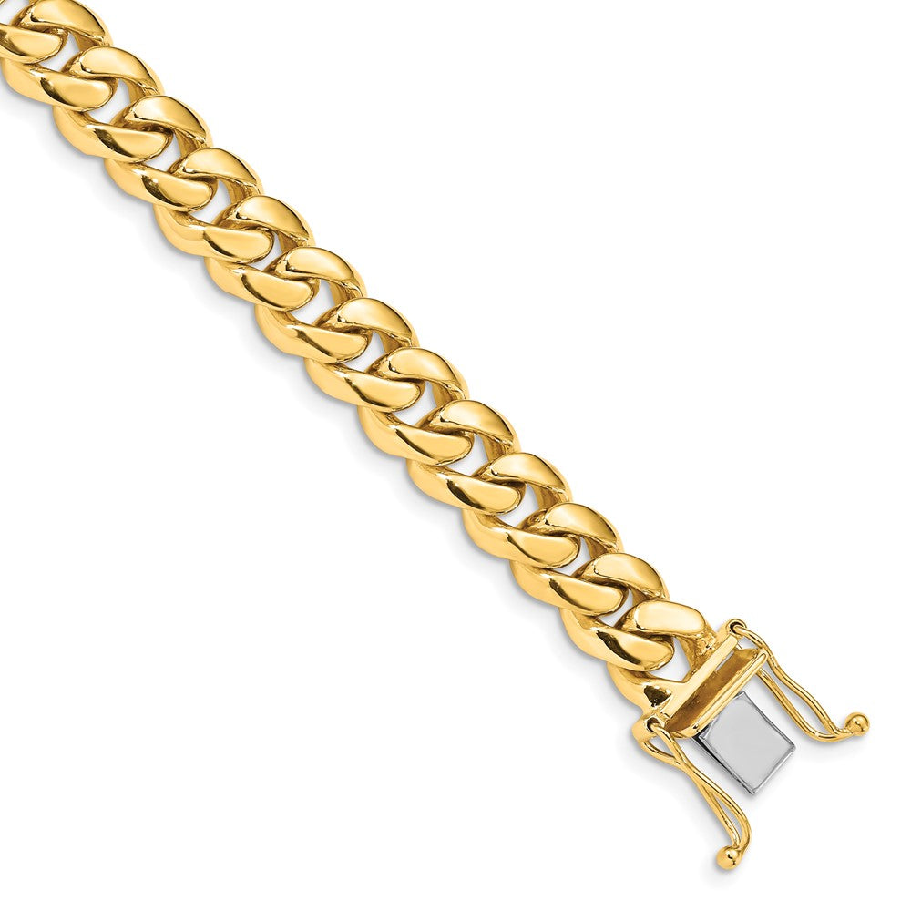 14K Hand Polished Miami Cuban Link with Box Catch Clasp Chain