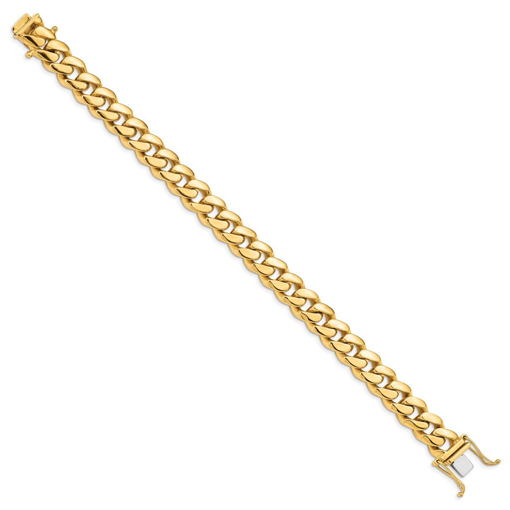 14K Hand Polished Miami Cuban Link with Box Catch Clasp Bracelet