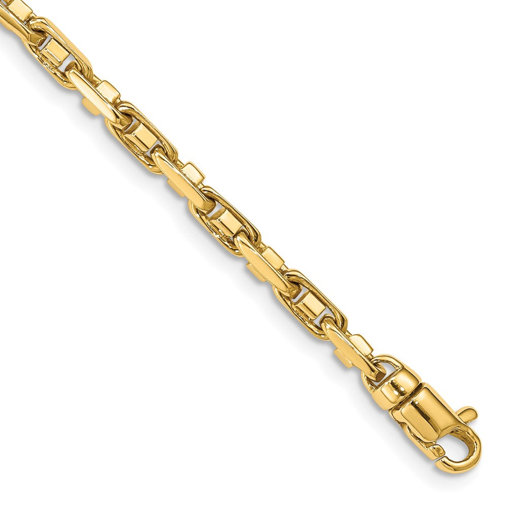 14K Polished Fancy Link with Lobster Clasp Chain