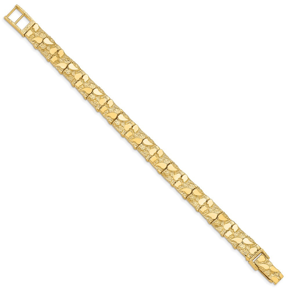 14k 9.50mm Nugget Bracelet