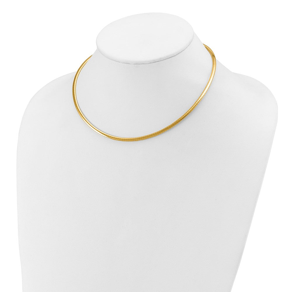 14k Lightweight Omega Necklace