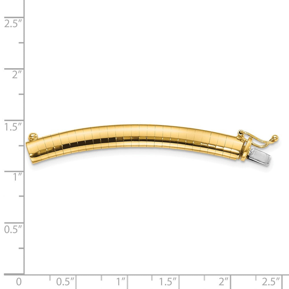 14k Standard Weight Domed Omega Extender for Necklace