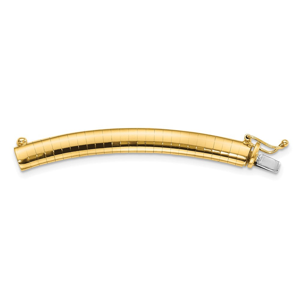14k Standard Weight Domed Omega Extender for Necklace