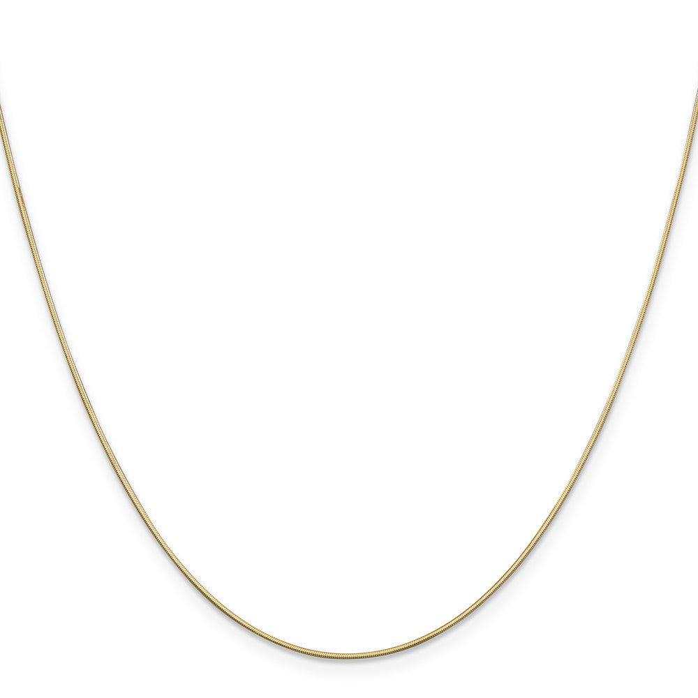 14K Octagonal Snake with Lobster Clasp Chain