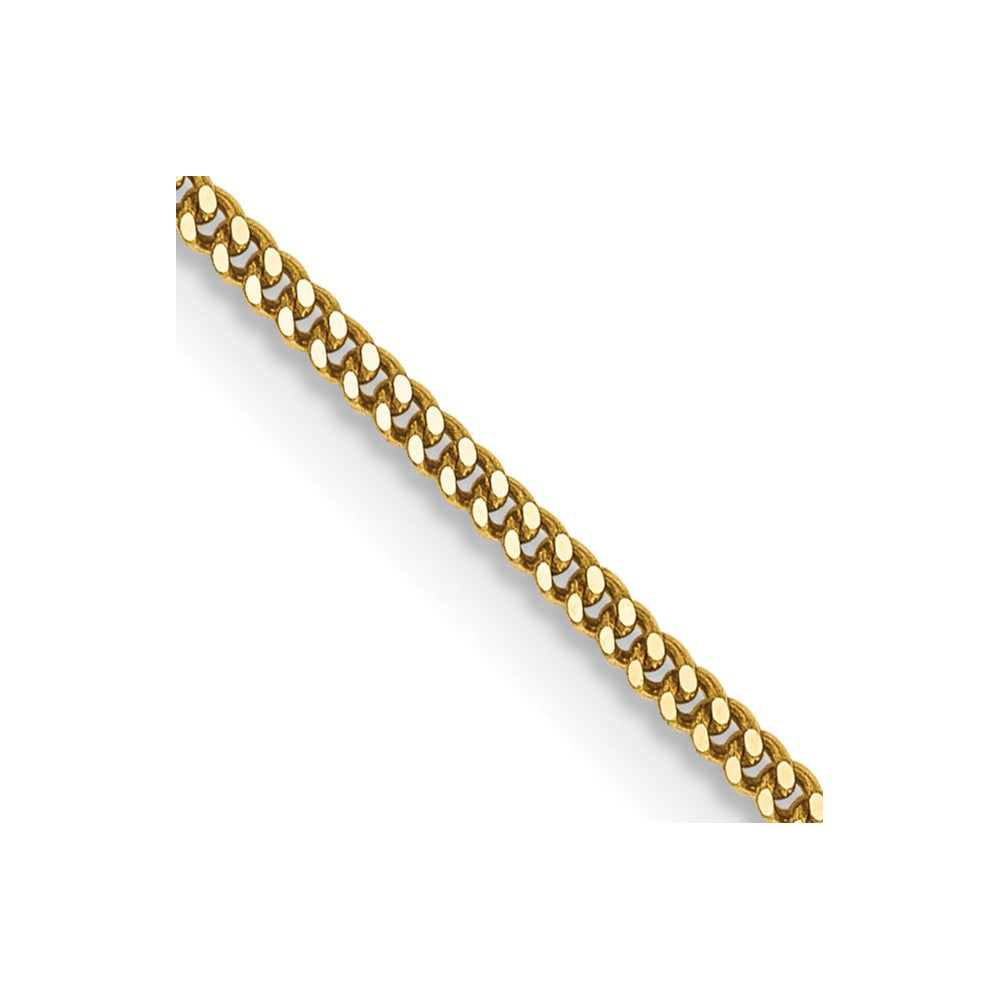 14K Curb with Spring Ring Clasp Pendant Chain