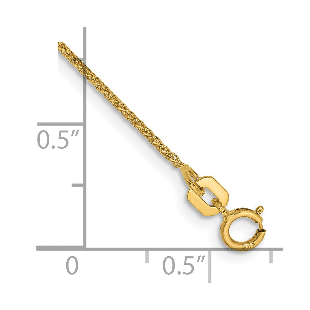 14K Diamond-cut Spiga with Spring Ring Clasp Bracelet