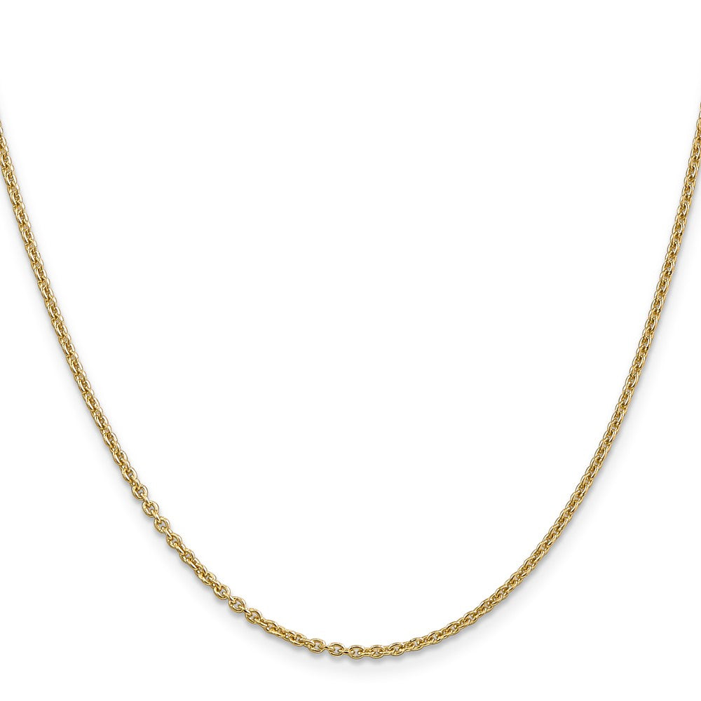 14K Forzantine Cable with Lobster Clasp Chain