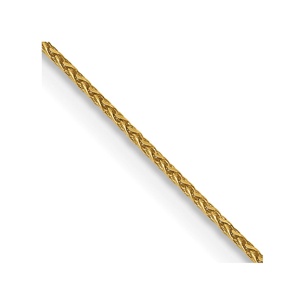 14K Diamond-cut Spiga with Spring Ring Clasp Chain