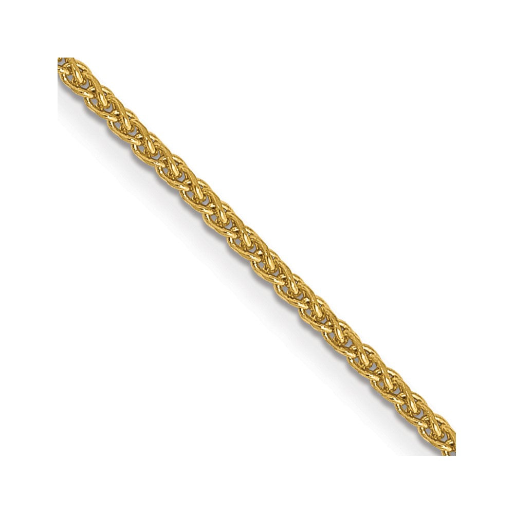 14K Diamond-cut Spiga with Lobster Clasp Chain