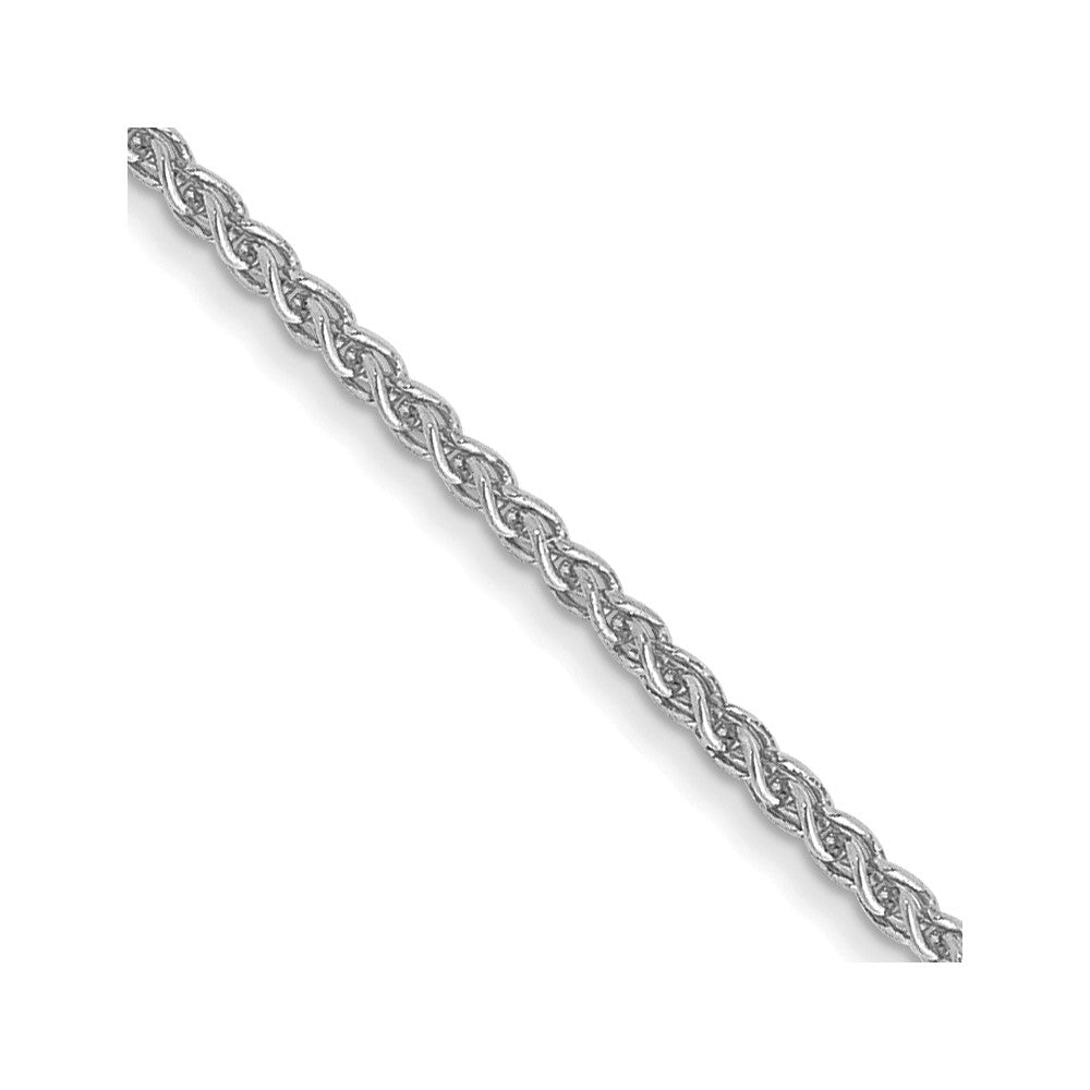 14K White Gold Spiga with Lobster Clasp Chain