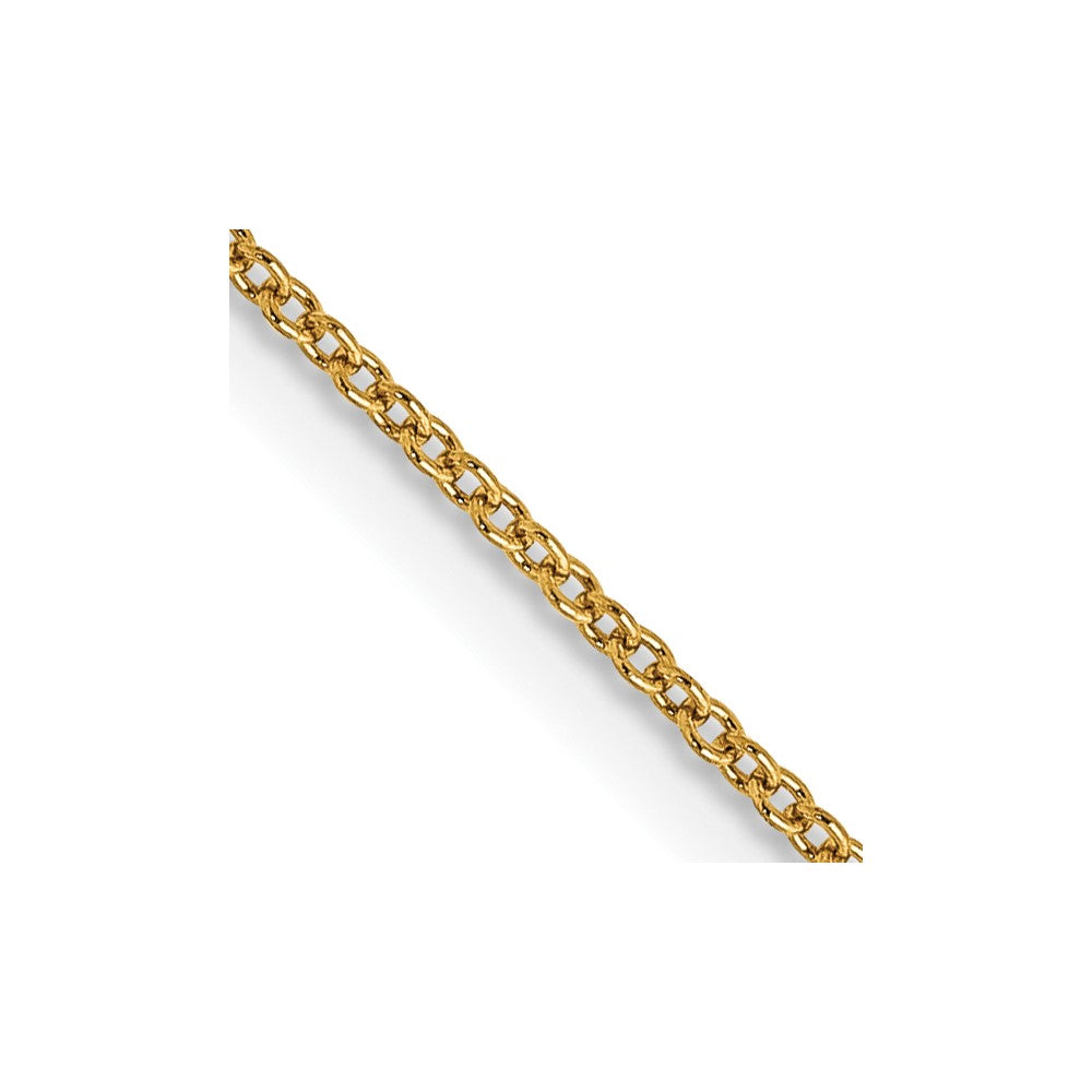 14K Cable with Spring Ring Clasp Chain