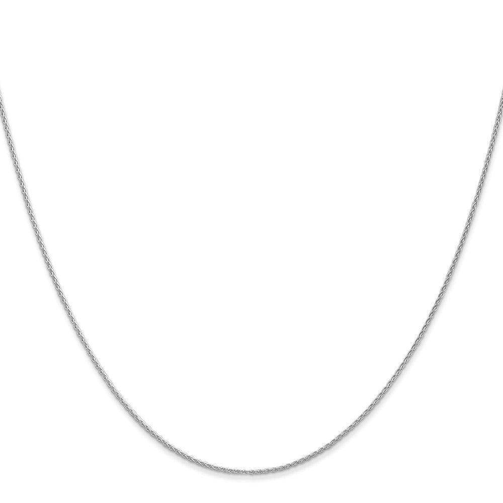 14K White Gold Parisian Wheat with Lobster Clasp Chain