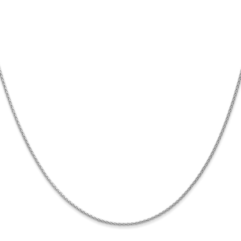 14K White Gold Parisian Wheat with Lobster Clasp Chain