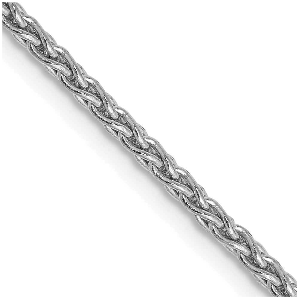 14K White Gold Parisian Wheat with Lobster Clasp Chain