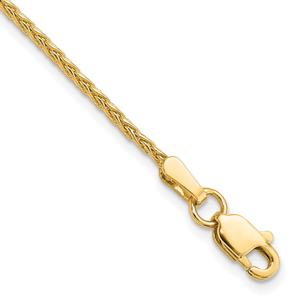 14k Parisian Wheat with Lobster Clasp Anklet