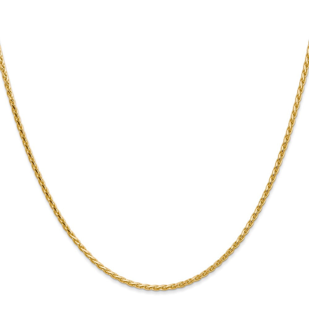 14K Diamond-cut Parisian Wheat with Lobster Clasp Chain