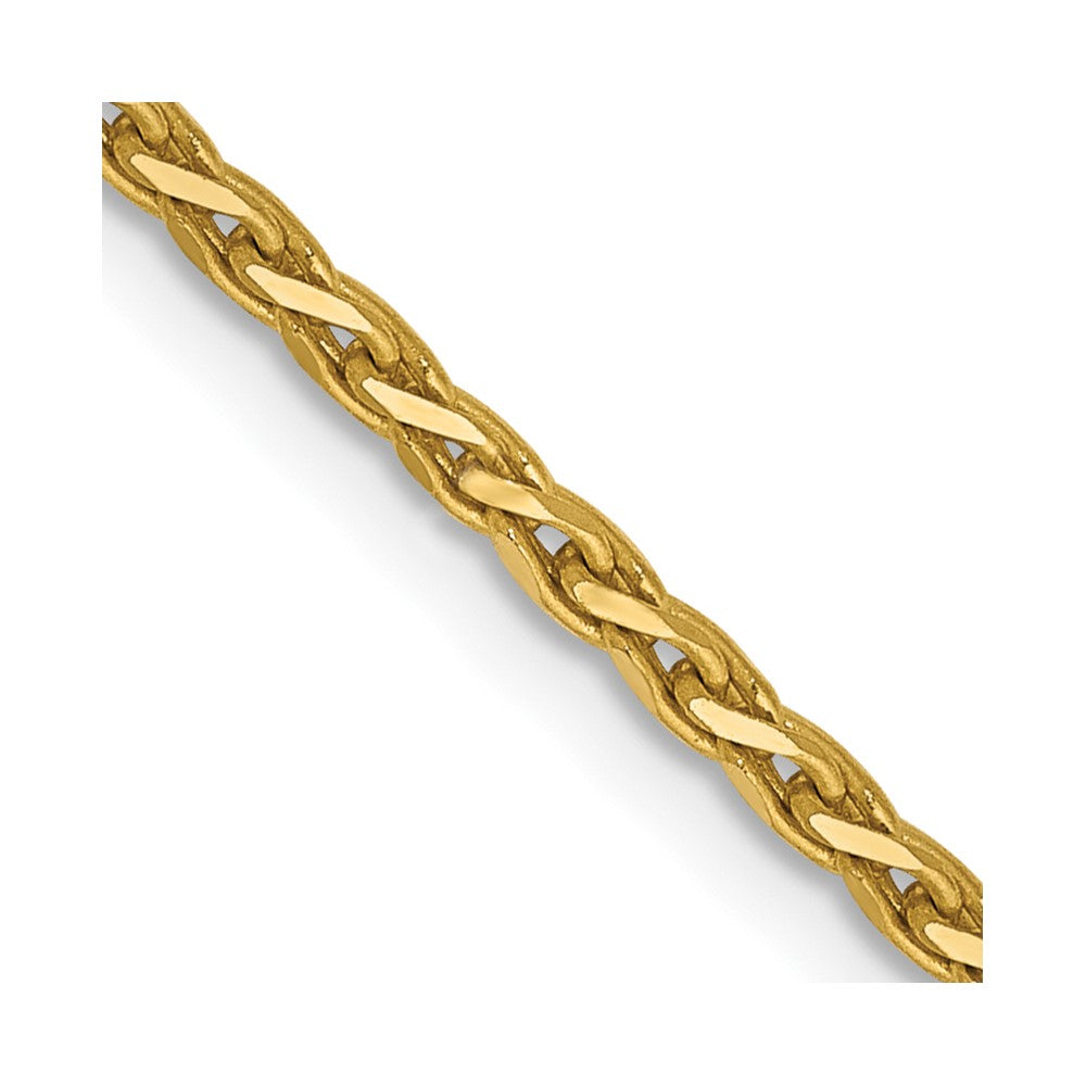 14K Diamond-cut Parisian Wheat with Lobster Clasp Chain