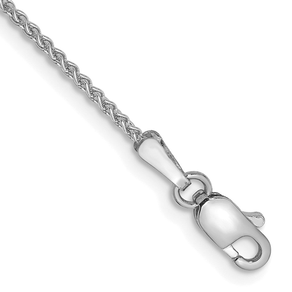 14K White Gold Spiga with Lobster Clasp Bracelet