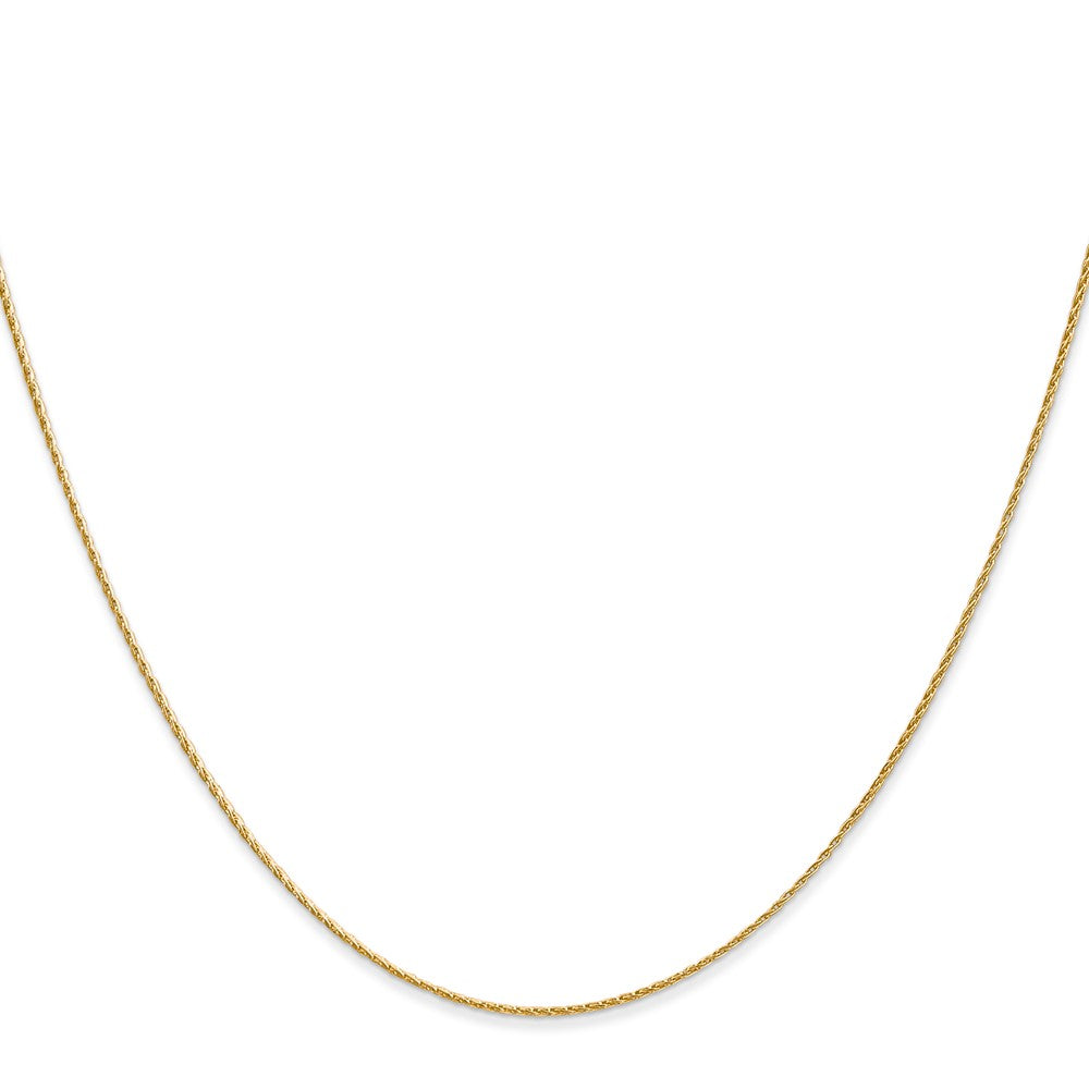 14K Round Parisian Wheat with Lobster Clasp Chain