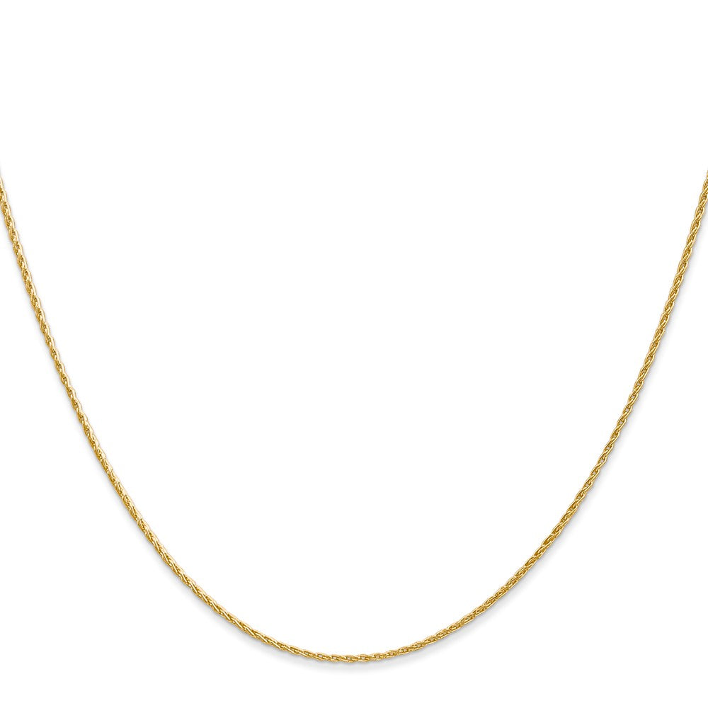 14K Round Parisian Wheat with Lobster Clasp Chain