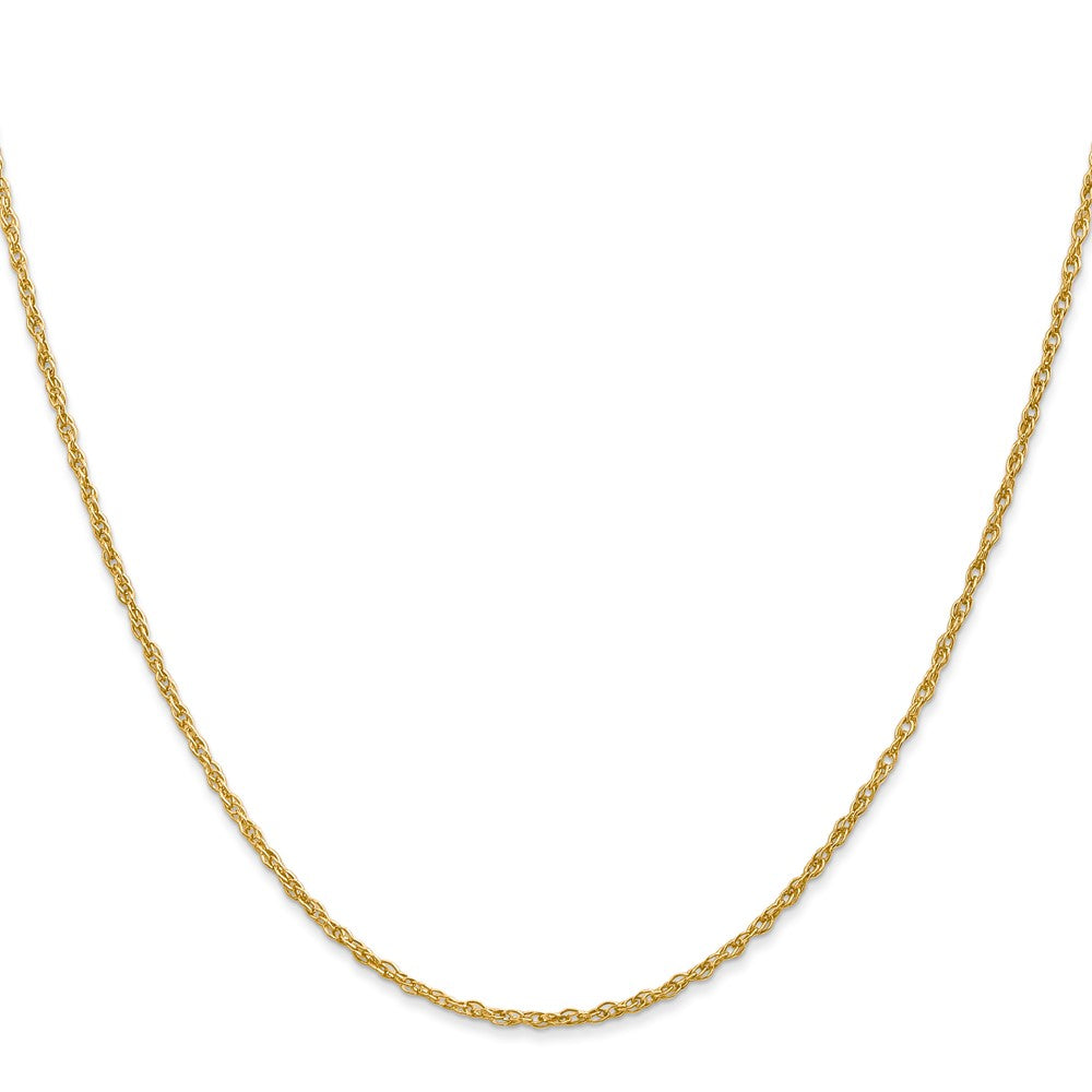 14K 1.3 Heavy Baby Rope with Lobster Clasp Chain